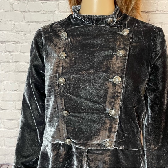 NWT New $228 Free People Velvet Faye Ebony Jacket Size XS - Picture 9 of 14